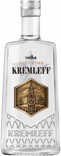 Водка Кремлефф Супериор (Kremleff Superior) 0,5л Крепость 40%