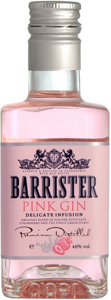 Джин Барристер Пинк (Barrister Pink Gin) 0,25л Крепость 40%