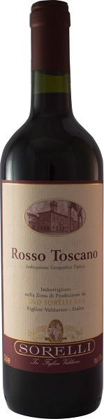 Вино Сорелли Россо (Sorelli Rosso) красное сухое 187мл Крепость 11,5%