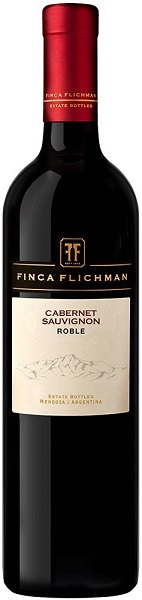 Вино Финка Фличман Каберне Совиньон Робле (Finca Flichman) красное сухое 0,75л Крепость 13%