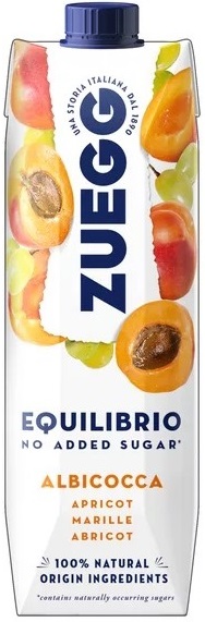 Сок Цуегг Абрикос (Zuegg Apricot) без сахара 1л
