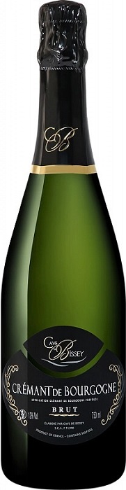 Вино игристое Кав де Биссе Креман де Бургонь (Cave de Bissey) белое брют 0,75л 12%
