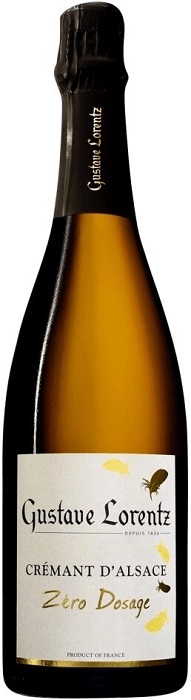 Вино игристое Густав Лоренц Креман д'Эльзас Зеро Дозаж (Gustave Lorentz) белое брют 0,75л 12,5%