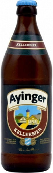 Пиво Айингер Келлербир (Ayinger Kellerbier) светлое 0,5л Крепость 4,9% стеклянная бутылка
