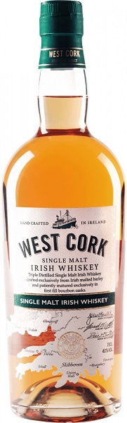 Виски Вест Корк Сингл Молт (West Cork Single Malt) 0,7л Крепость 40%