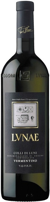 !Вино Кантине Лунае Верментино Этикетта Нера (Cantine Lunae Vermentino) белое сухое 0,75л 13%