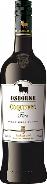 Вино ликёрное  Херес Кокинеро Фино (Coquinero Fino) белое сухое 0,75л Крепость 17%