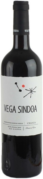 Вино Вега Синдоа Крианса (Vega Sindoa Crianza) красное сухое 0,75л Крепость 14%