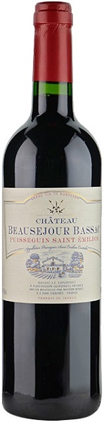Вино Шато Босежур Бассак (Chateau Beausejour Bassac) красное сухое 0,75л Крепость 14,5%