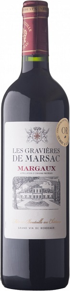 Вино Ле Гравьер де Марсак (Les Gravieres de Marsac) красное сухое 0,75л Крепость 13,5%