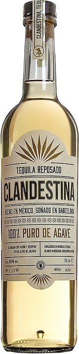 Текила Кландестина Репосадо (Clandestina Reposado) 0,7л Крепость 38%