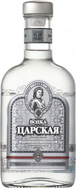 Водка Царская Оригинальная (Vodka Tsarskaja Original) 0,375л Крепость 40%