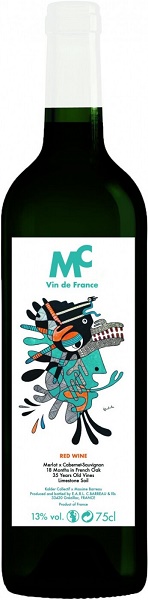 Вино Виньобль Барро Эм Си (Vignobles Barreau MC) красное сухое 0,75л Крепость 13,5%