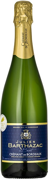 Вино игристое Жюльен Бартазак Блан де Нуар (ulien Barthazac) белое брют 0,75л Крепость 12%