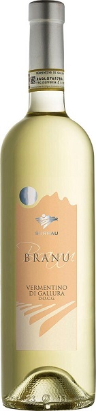 Вино Суррау Брану Верментино ди Галлура (Surrau Branu Vermentino) белое сухое 0,75л Крепость 14%