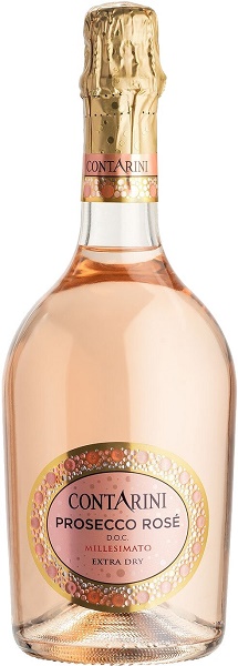Вино игристое Контарини Просекко Розе Миллезимато Экстра Драй (Contarini) розовое сухое 0,75л 11%