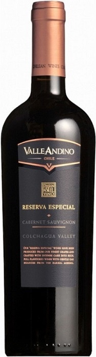 Вино Валле Андино Каберне Совиньон Резерва Эспесьяль (Valle Andino) красное сухое 0,75л 13,5%