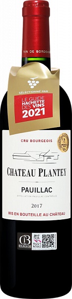 Вино Шато Планте (Chateau Plantey) красное сухое 0,75л Крепость 13,5%