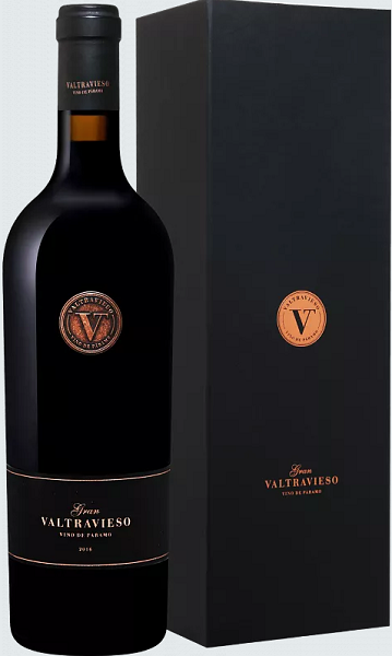 Вино Гран Вальтравьесо (Gran Valtravieso) красное сухое 0,75л 15% в подарочной коробке