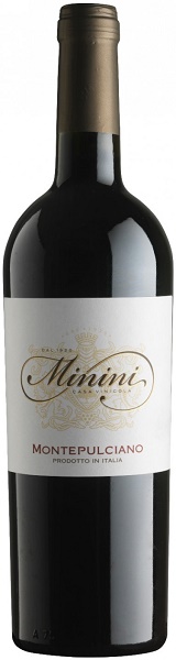 Вино Минини Монтепульчано д'Абруццо (Minini Montepulciano d'Abruzzo) красное сухое 0,75л 13%