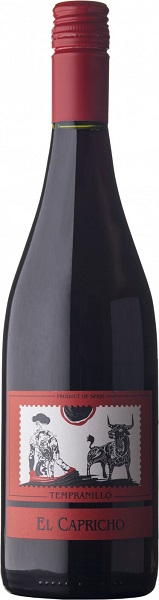 Вино Эль Капричо Темпранильо (El Capricho Tempranillo) красное сухое 0,75л Крепость 13,5%