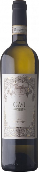 Вино Корте Санта Лючия Гави (Corte Santa Luciai Gavi) белое сухое 0,75л Крепость 12%