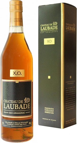 Арманьяк Шато де Лобад (Armagnac Chateau de Laubade) XO 0,7л Крепость 40% в подарочной коробке