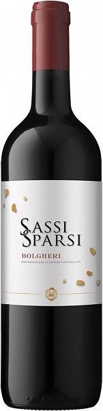 Вино Сасси Спарси Болгери (Sassi Sparsi Bolgheri) красное сухое 0,75л Крепость 14%