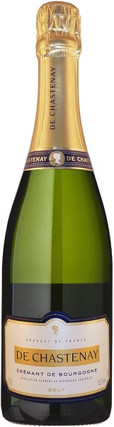 Вино игристое Де Шастенэ Креман де Бургонь (De Chastenay) белое брют 0,75л Крепость 12,5%