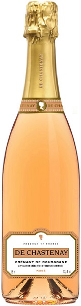 Вино игристое Де Шастенэ Креман де Бургонь Брют Розе (De Chastenay) розовое брют 0,75л Крепость 12%