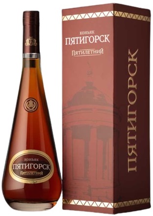 Коньяк Прасковейский Пятигорск (Cognac Praskoveysky Pyatigorsk) 5 лет 0,7л 40% в подарочной коробке