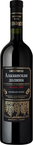 Вино Гремисеули Алазанская Долина (Gremiseuli Alazani Valley) красное полусладкое 0,75л 12%