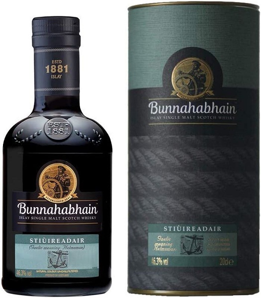 Виски Буннахавэн Стьюрадар (Bunnahabhain Stiuireadair) односолодовый 0,7л Крепость 46,3% в тубе