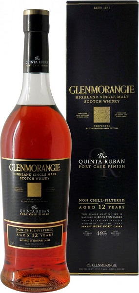 Виски Гленморанджи Кинта Рубан (Glenmorangie The Quinta Ruban) 0,7л Крепость 46% в коробке