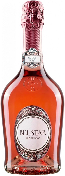 Вино игристое Бельстар Кюве Розе Экстра Драй (Belstar) розовое сухое  0,375л Крепость 11,5%