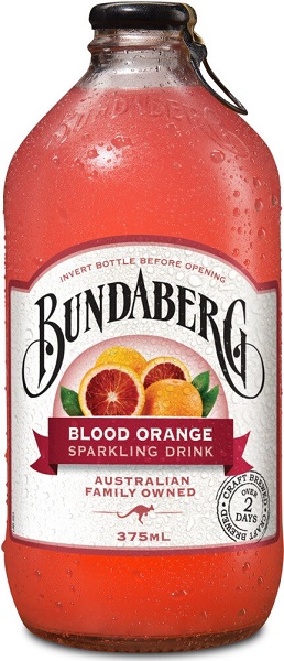 Лимонад Бандаберг Красный апельсин (Bundaberg Blood Orange) 375 мл стеклянная бутылка