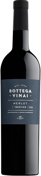Вино Боттега Винай Мерло (Bottega Vinai Merlot) красное сухое 0,75л 13,5%