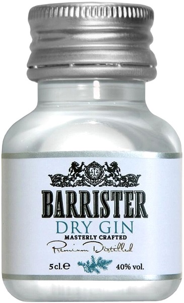 Джин Барристер Драй Джин (Barrister Dry Gin) 50мл Крепость 40% пластик