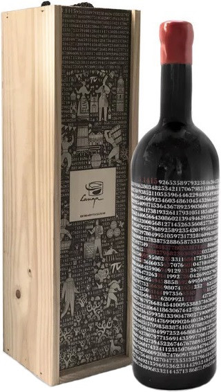 Вино Пи - 3.1415 Тинто (Pi - 3.1415 Tinto) красное сухое 1,5л Крепость 14,5% в деревянной коробке