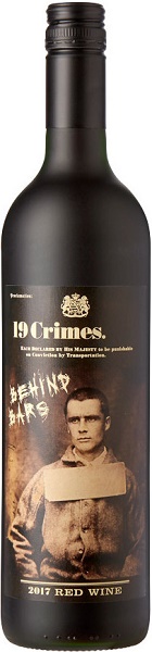 Вино 19 Преступлений Бехайнд Барс Ред (Wine 19 Crimes Bars Red) красное полусухое 0,75л 13,5%