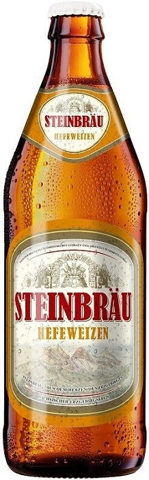 Пиво Штайнброй Хефевайцен (Steinbrau Hefeweizen) светлое 0,5л Крепость 5,2%