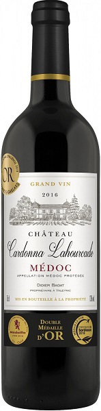 !Вино Шато Кардонна Лауркад (Chateau Cardonna Lahourcade) красное сухое 0,75л Крепость 13%