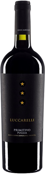 Вино Луккарелли Примитиво (Luccarelli Primitivo) красное полусухое 0,75л Крепость 13,5%