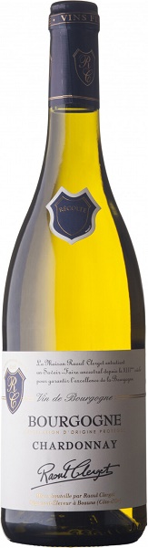Вино Рауль Клерже Бургонь Шардоне (Raoul Clerget Bourgogne Chardonnay) белое сухое 0,75л 12,5%