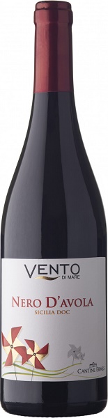 Вино Венто ди Маре Неро д'Авола (Vento di Mare Nero d'Avola) красное сухое 0,75л Крепость 13,5%