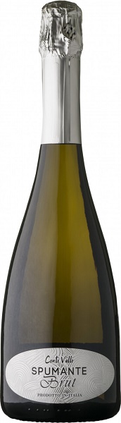Вино игристое Конти Валли Спуманте Брют (Conti Valli Spumante Brut) белое брют 0,75л 10,5%