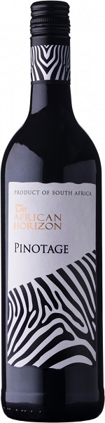 Вино Африканский Горизонт Пинотаж (The African Horizon Pinotage) красное сухое 0,75л Крепость 14%