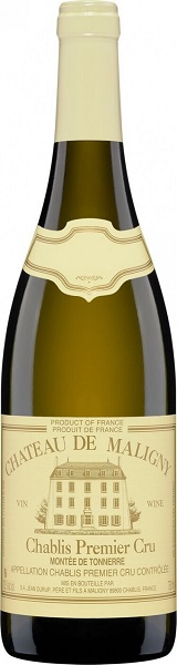 Вино Шато де Малини Шабли Премье Крю Монте де Тоннер (Chateau de Maligny) белое сухое 0,75л 12,5%