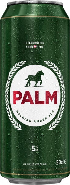 Пиво Палм (Palm) темное 0.5л Крепость 5.2% в жестяной банке