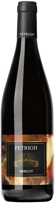 Вино Петриг Реккардо Мерло (Petrigh Merlot) красное сухое 0,75л Крепость 12,5%